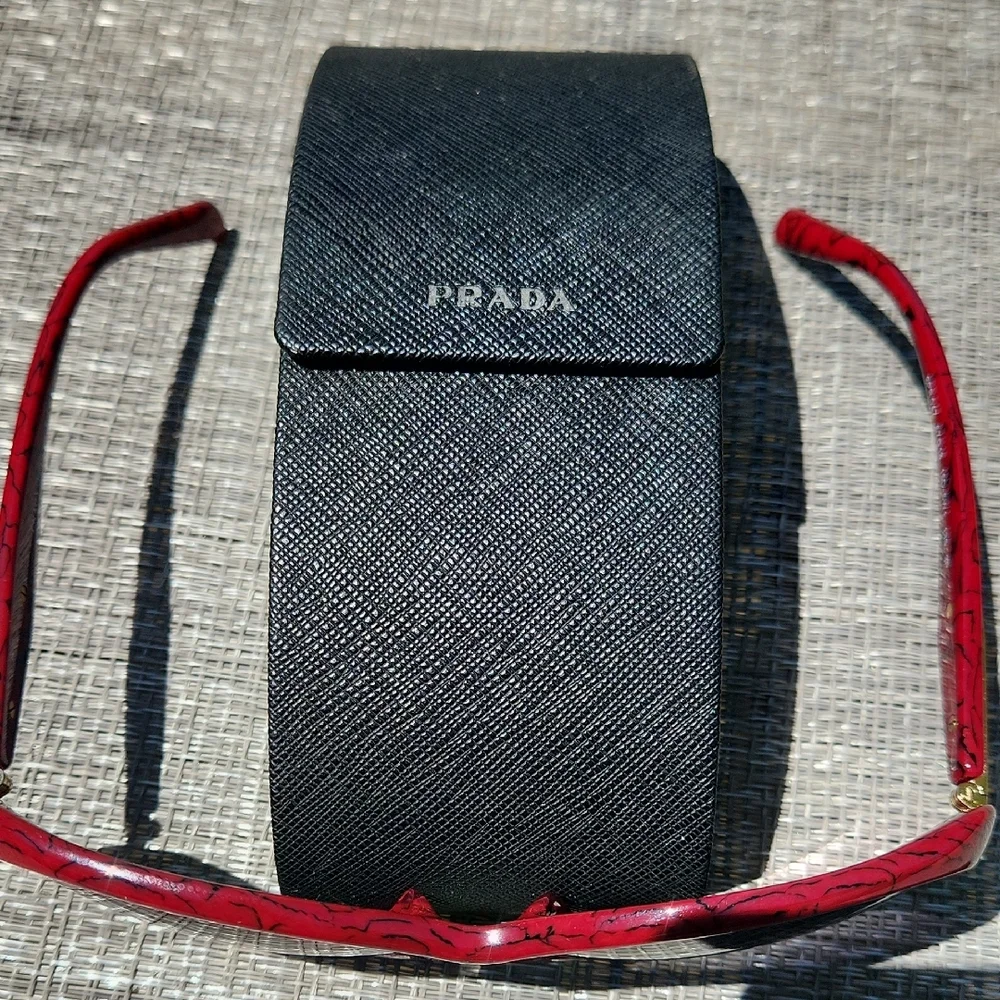 Prada Red Sunglasses - Picture 11 of 15
